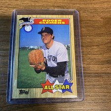 1987 Topps #614 Roger Clemens Boston Red Sox Baseball Card