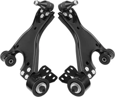 Front Lower Control Arm w/Ball 2PCS/Front Arm+Ball Joint, Black 