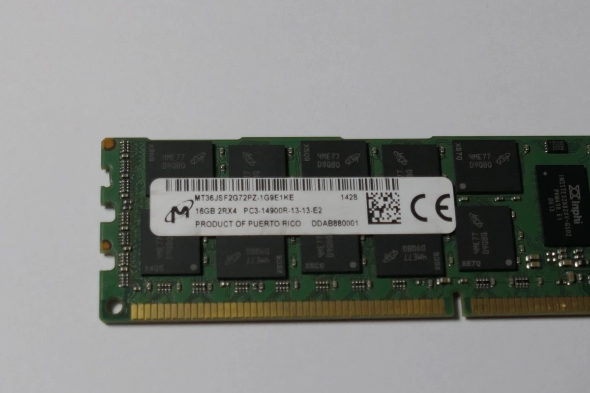 PC3-14900 (DDR3-1866) Bus Speed Computer RAM 64 GB Total Capacity