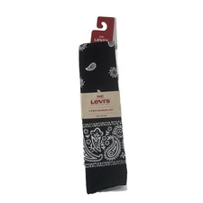 NEW OLD STOCK 2016 Levi's Mens 100 Cotton Bandana Headband Scarf Black/White
