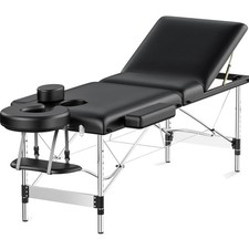 Massageliege klappbar 3 Zone höhenverstellbar für Spa Salon Tattoo Schönheit ...