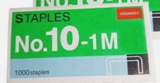 MAX Mini Staples 10 - For HD-10FL ergonomic stapler, 1000 pack
