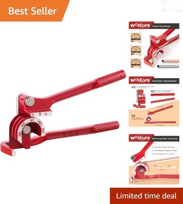 180 Degree Tubing Bender 3-in-1 for 1/4 5/16 3/8 OD Copper Aluminum Brass Steel
