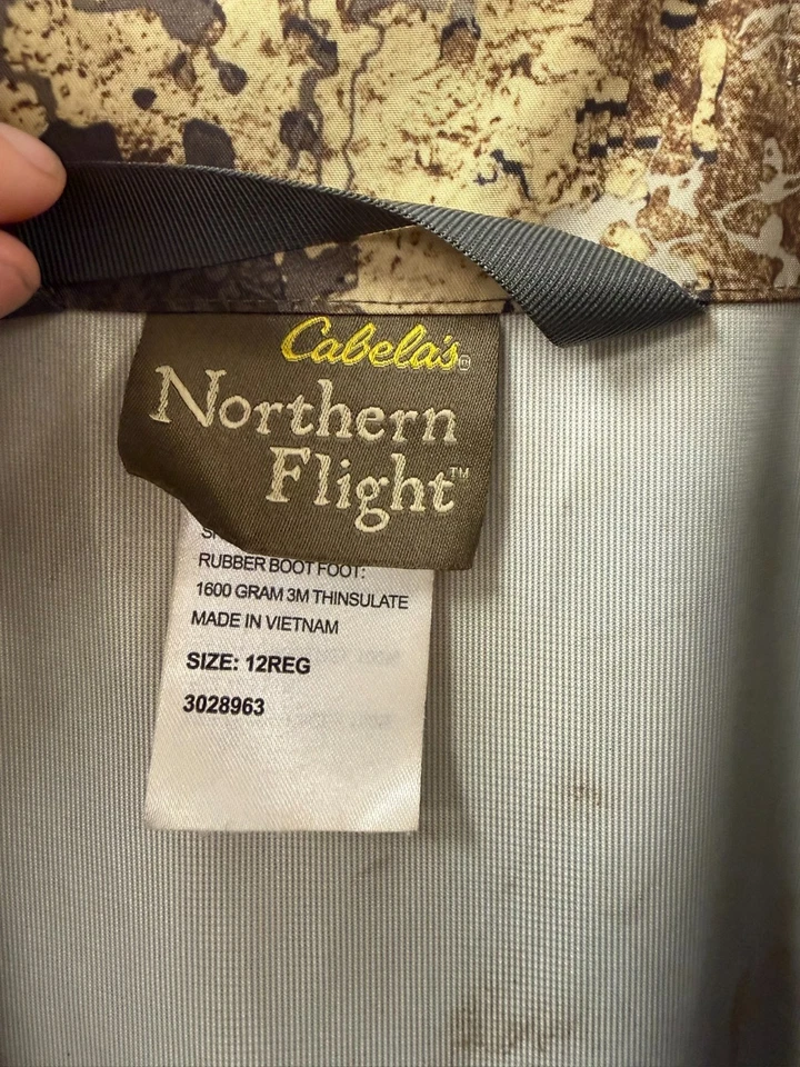 Northern Flight Front Zip Waterfowl Hunting Waders Size: 12 Regular - Image 4 of 4