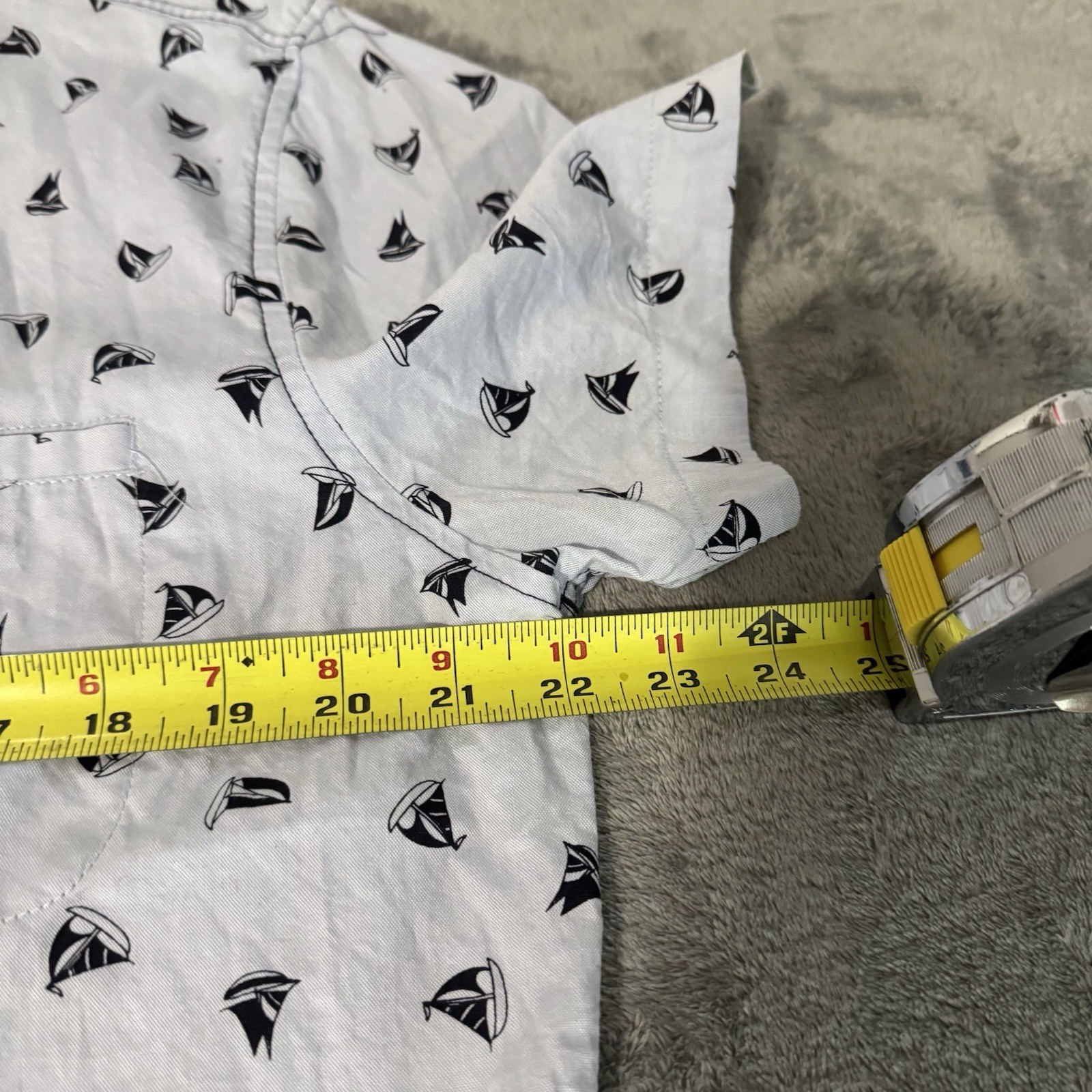 Sovereign Code Sailboat Button Down Flamingo Flip… - image 8