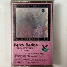Percy Sledge Greatest Hits Cassette 1980 Gusto Records Soul R B
