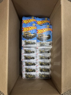 66 Bundle Lot Hot Wheels Meijer Limited Exclusive Promotional Gold Bone Speeder