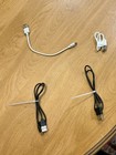 Lot of 4 USB-C to USB-C Cable Type C Unbranded, Black – White, Different Lengths — photo 1