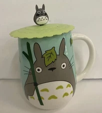 My Neighbor Totoro 20 Oz (590ml) tea cup Mug With Suction Lid NIB