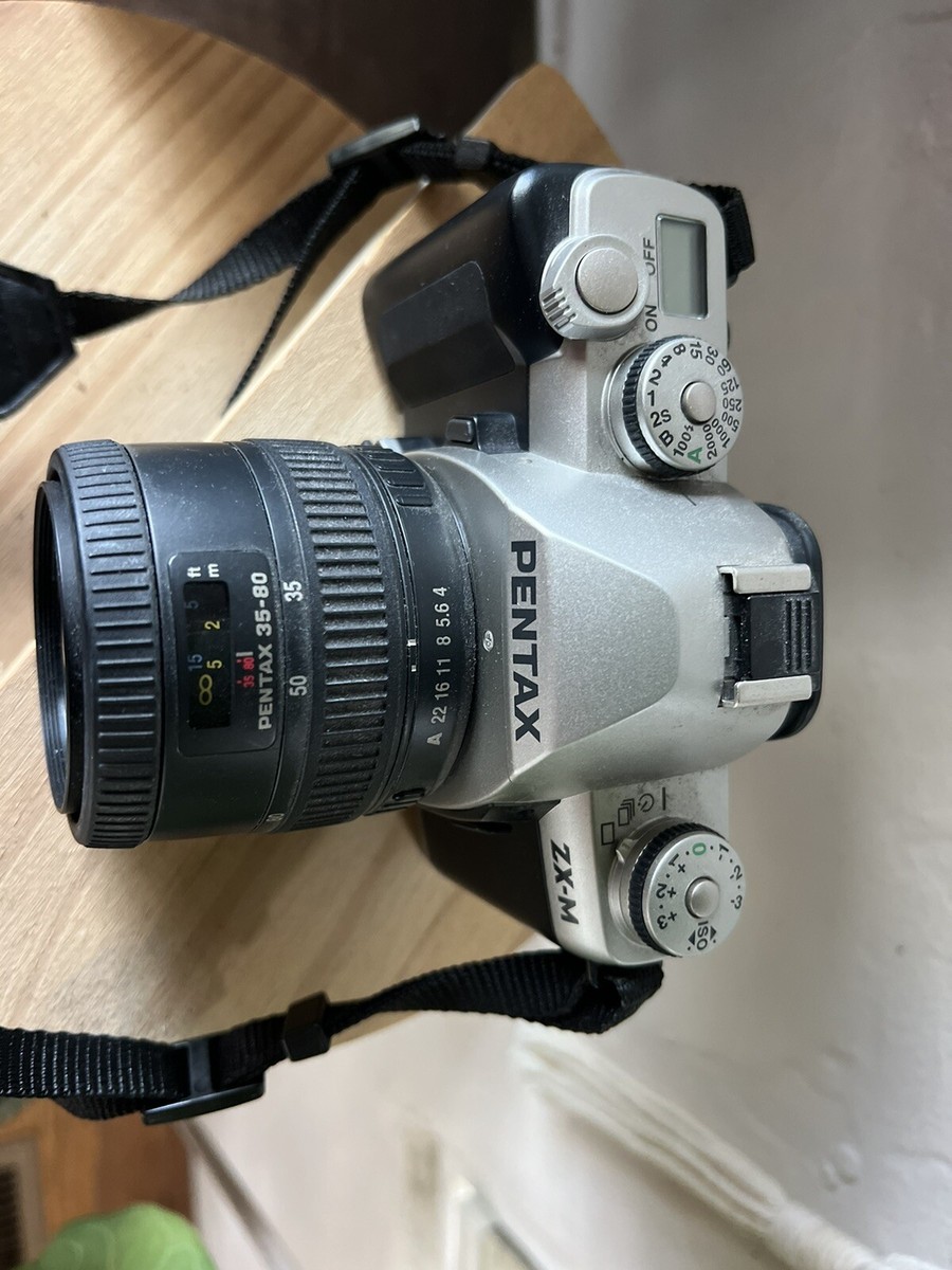 Vintage Pentax ZX-M 35mm Film Camera with lens & strap, not
