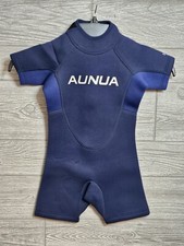 Youth Aunua Size 4 Blue 3MM Wetsuit