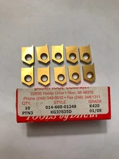 Dikar Carbide Inserts 014-600-01248, KG37835D K420 Qty 10
