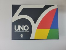 Uno 50th Anniversary Card Game with Exclusive Commemorating Coin