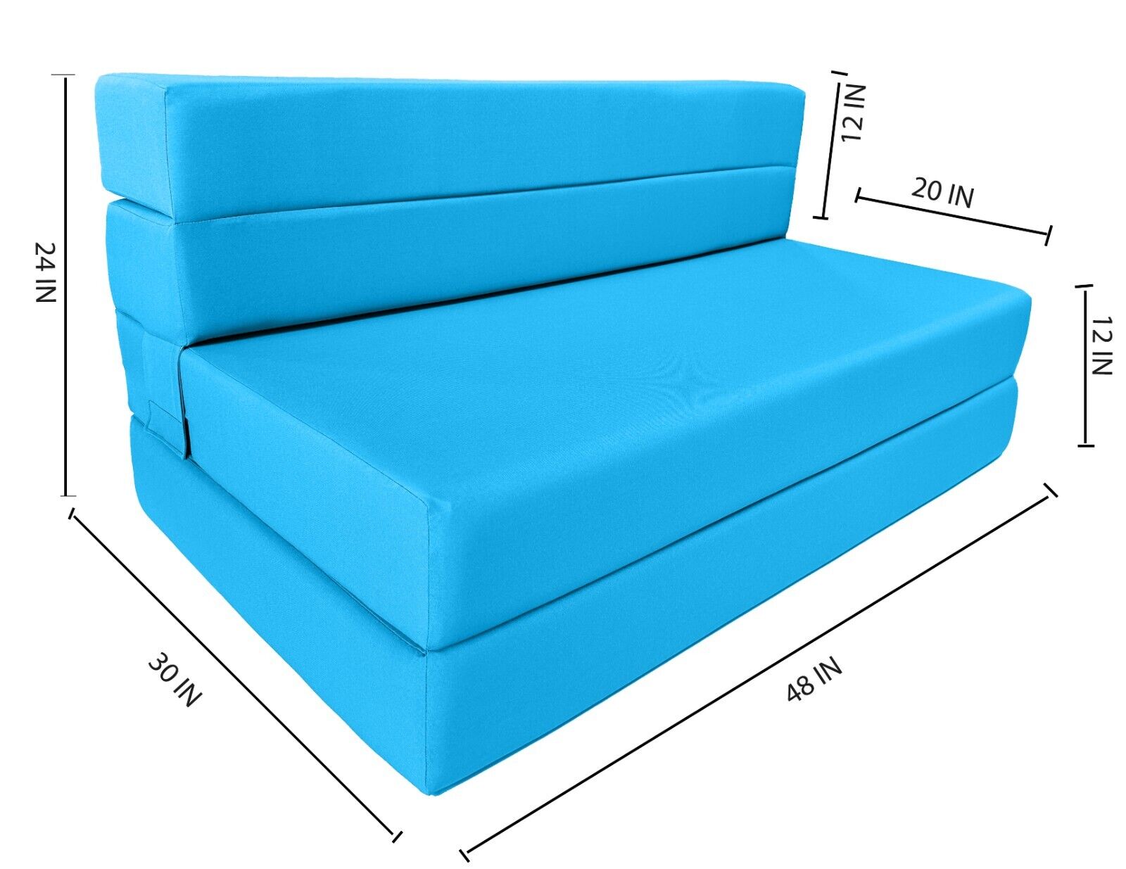 sfeomi 2 in 1 folding sofa bed chair