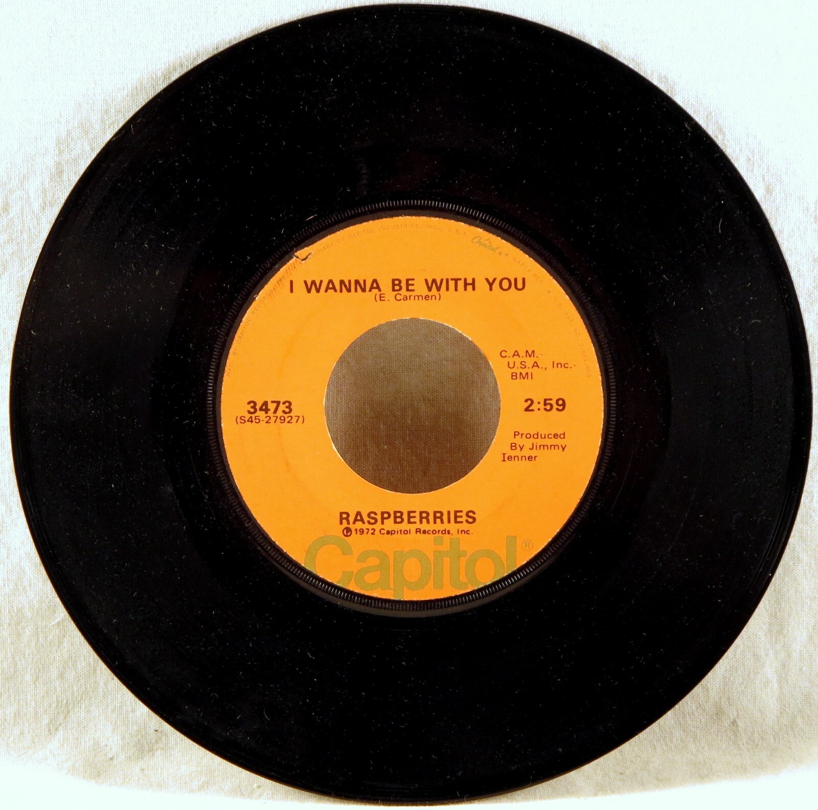 CAPITOL 45 RPM Raspberries I WANNA BE WITH YOU 1972 w/Sleeve 3473 EX eBay