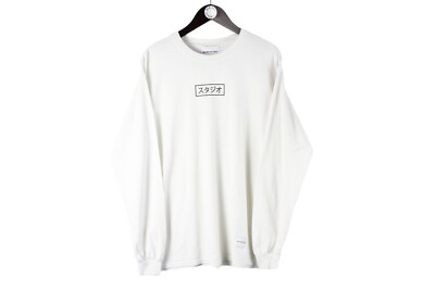 authentic Mki Miyuki Zoku Long Sleeve T-Shirt Size L sweatshirt white crewneck