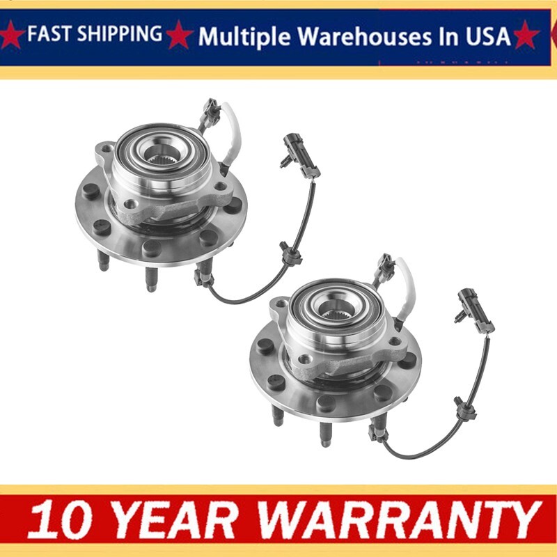 RWD Front Wheel Bearing Hub Assembly for Chevy Silverado GMC Sierra 1500 HD 2001-2006