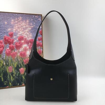 COACH Brooklyn Shoulder Bag 28 Half Moon Bag CU068 Black COACH Brooklyn Shoulder Bag 28 Half Moon Bag CU068 Black
