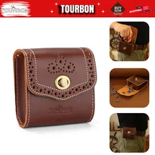 Leather Slingshot Shell Holder.22/.357/.45/.38 Ammo Box Belt Carry Pouch in USA