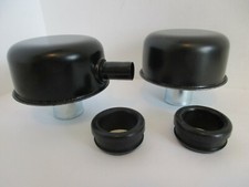 Black Valve Cover Push In Breatherbreather Wtubegrommet Set 9241blk4870blk