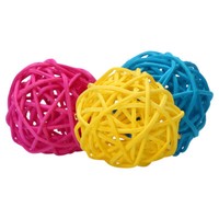 Pawise Nager Spielzeug Play & Chew Balls 3 BäLle 4Cm FüR Kaninchen & Hamster