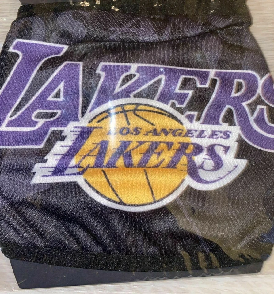  Los Angeles Lakers NBA Officially Licensed Two Reusable Face Covering One Size - Image 2 of 4