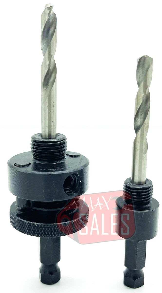 2PC Small Large Hole Saw Arbor 1 1 4