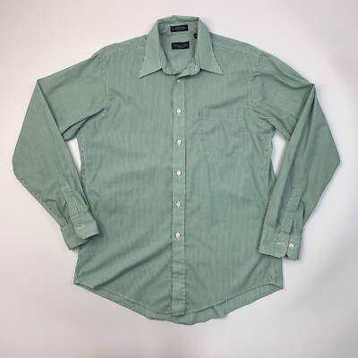 Vintage Christian Dior Monsieur Dress Shirt Mens 15.5 Green Vintage Christian Dior Monsieur Dress Shirt Mens 15.5 Green