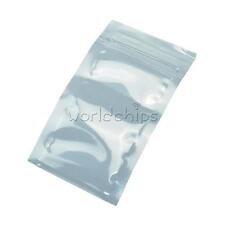 100 Pcs ESD Anti Static Shielding Bags 166 x 203mm 0.075mm Thick Flat Open Top