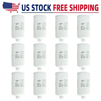 12X FS1212 Fuel Water Separator Filter Fit Freightliner Kenworth Peterbilt