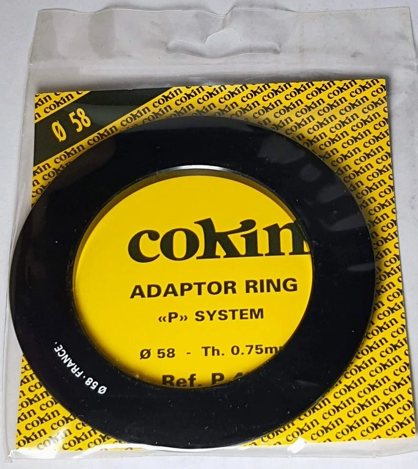 Genuine Cokin P Series 58mm Adapter Ring P458 Made in France Thread to P System - Image 2 of 4
