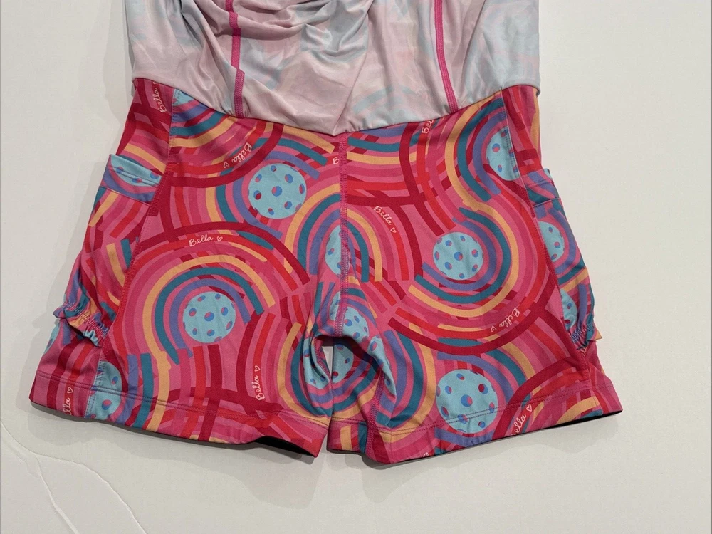 Pickleball Bella Large Skort Pink Pickle Ball
