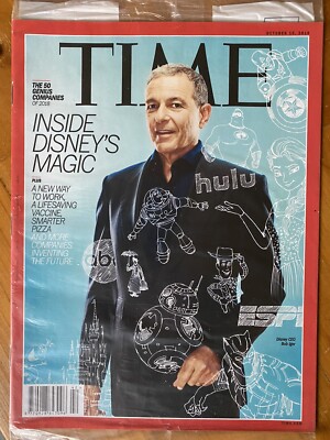 TIME Magazinen 2018 Bob Iger Walt Disney Magic Hulu Nintendo 50 Genius NEW SEALE