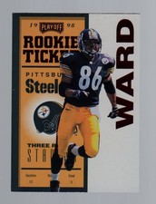1998 Playoff Contenders #94 Hines Ward Rookie Ticket Card-Steelers Football-RC