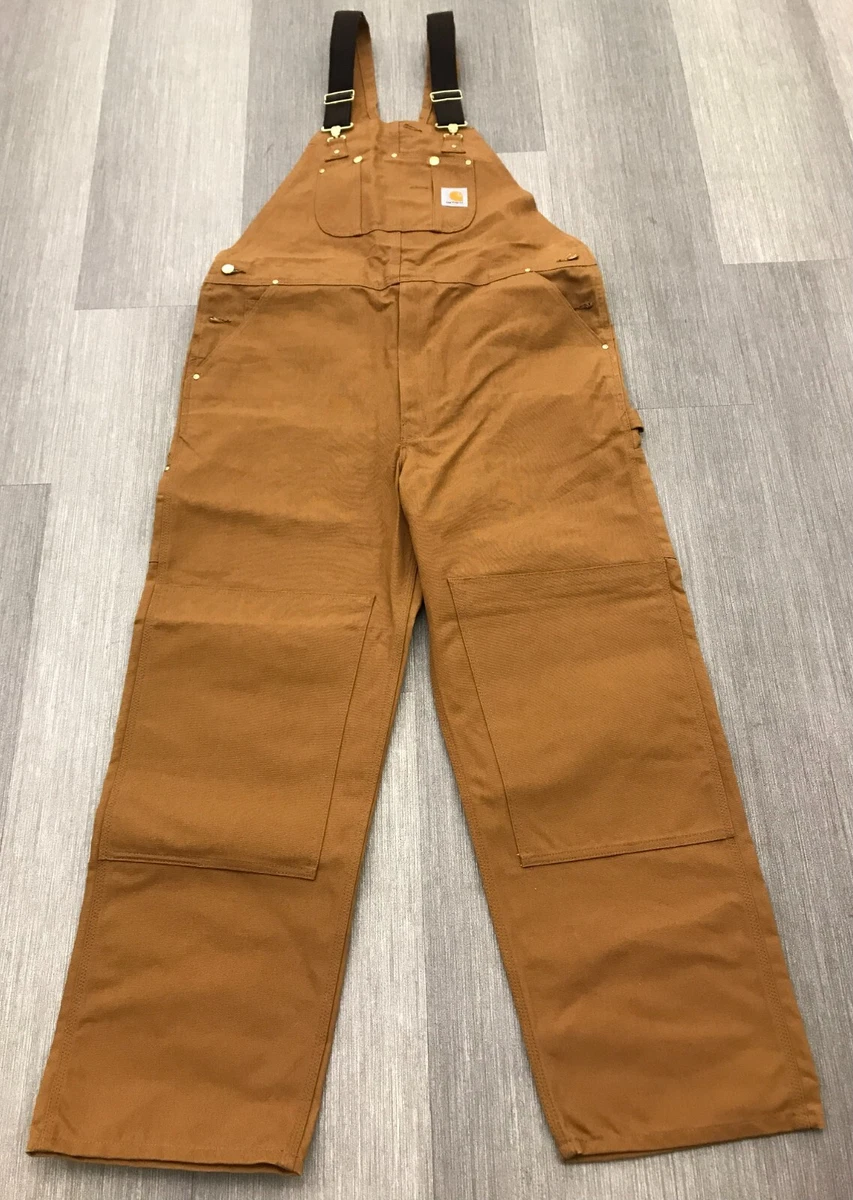Carhartt R01 Duck Bib Overall Pant Men's Clothing