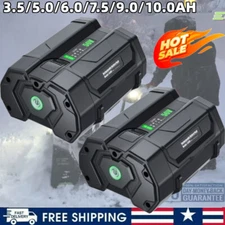 For EGO 56V 7.5AH 9.0AH 10.0AH Battery BA1400 POWER  Lithium BA2240 BA2800T US