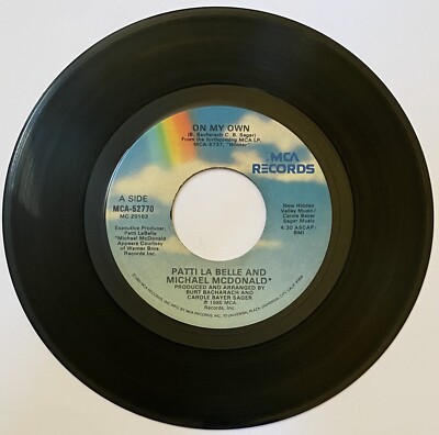 Patti LaBelle -   On My Own W/ Michael McDonald  /Stir It Up   45 Record Vinyl