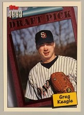 GREG KEAGLE, 1994 TOPPS # 1 DRAFT PICK ROOKIE CARD, SAN DIEGO PADRES