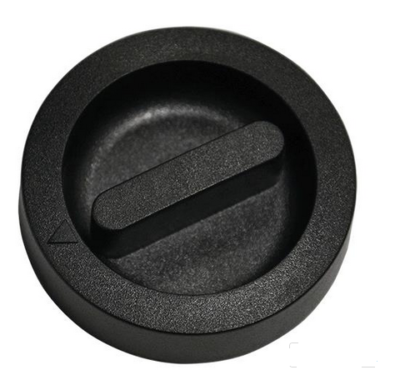 Manopola Comando Gas Per Barbecue Charmglow – Modello K1B, Colore Nero, Ricambio Originale