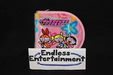 The Powerpuff Girls CD Case Soft Pink Material W/ Awesome Artwork! Hard to Find!
