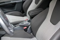 Seat Leon 2 II 1P (2005-2010) Mittelarmlehne Passform Armlehne Textil Schwarz