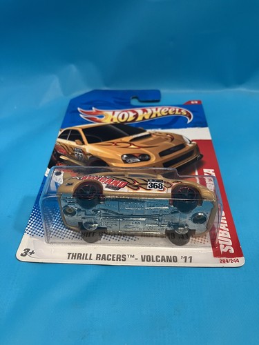 Hot Wheels SUBARU IMPREZA Gold Volcano w Red Line Wheels Carded VHTF - Picture 6 of 7