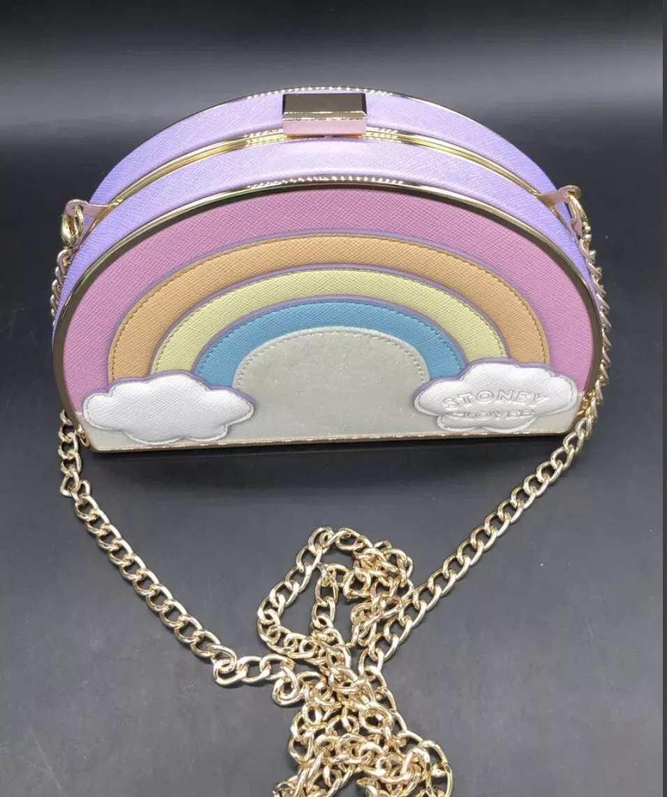 Stoney Clover Lane X Target Rainbow Crossbody Bag Purse Clutch