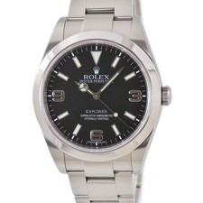 Rolex Explorer Men's Black Watch 