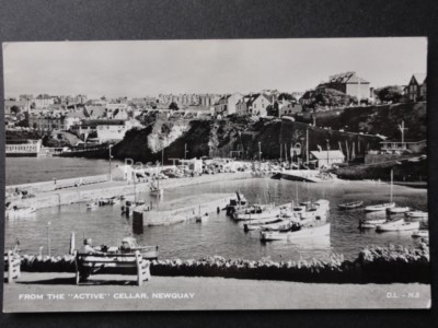 Cornwall: Newquay aus dem ''AKTIVEN'' Keller um 1962 RP Postkarte 