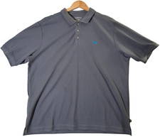 Tommy Bahama Island Zone Polo Men's XL Gray Supima Cotton Golf Beach