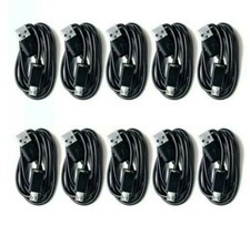 10x Micro USB Charger Fast Charging Cable Cord For Samsung Android Phone BLACK