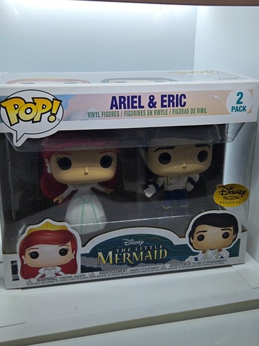 FUNKO POP! Disney The Little Mermaid Ariel & Eric Vinyl Figures 2 Pack Exclusive