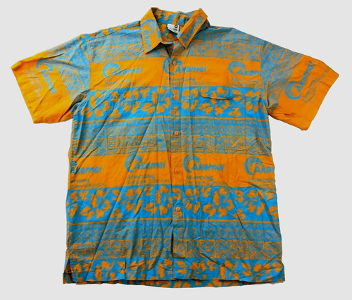 Hawaiihemd Herren XL Vintage Tech AKAMAI Advertising Solutions - Bild 1 von 6