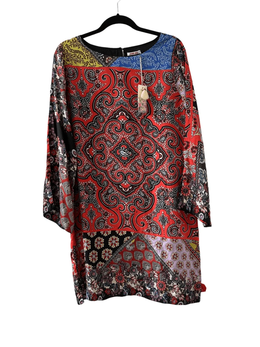 Johnny was deals silk tunic